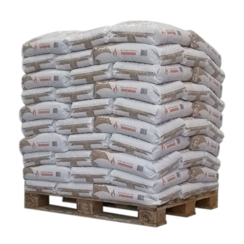 Holzpellets in Nahaufnahme