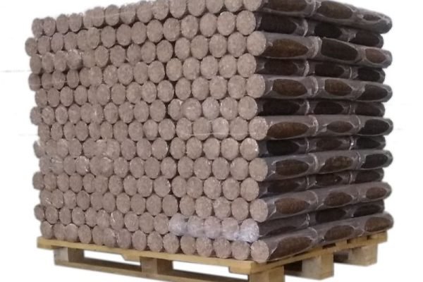 Holzbriketts Laubholz – Palette mit 1 Tonne