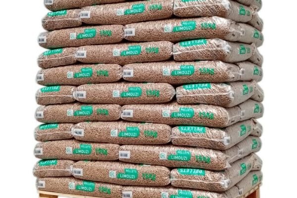 Holzpellets Limouzi – Palette mit 66 Säcken à 15 kg