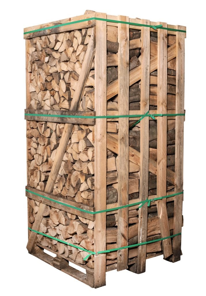 Brennholz Buche 50 cm – 2 Raummeter, Palette mit optischem Mangel